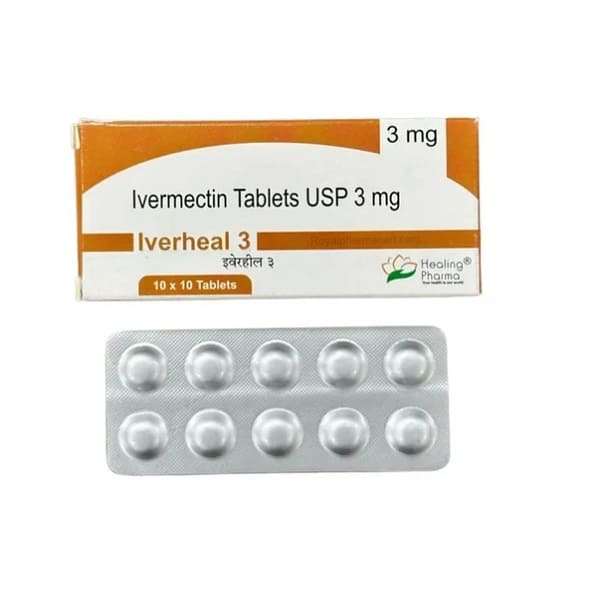 Iverheal 3mg (Ivermectin 3mg) 1 buy ivermectin 3mg tablets online USA for parasite treatment