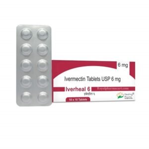 Iverheal 6 mg Ivermectin tablets for parasitic infections.