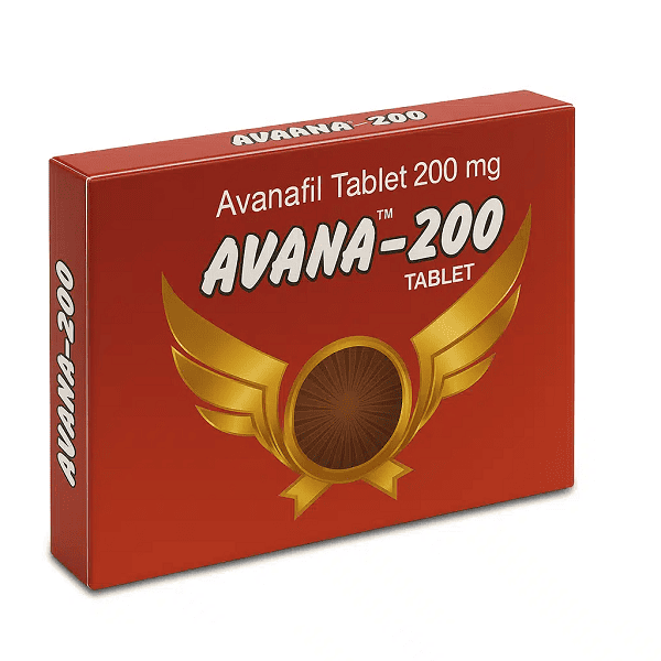 Avana 200 mg (Avanafil 200 Mg) 1 Avana 200 mg (Avanafil 200mg) blister pack for high strength erectile dysfunction treatment