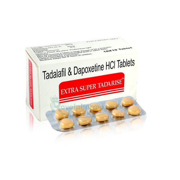 Extra Super Tadarise: Tadalafil 40 | Dapoxetine 60 | Dosage | Free Shipping