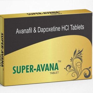 Super Avana (Avanafil 100mg + Dapoxetine 60mg) blister pack for ED and premature ejaculation treatment