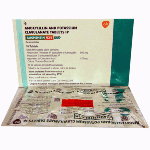 Alternative view of Augmentin 625 Duo Tablet (Amoxicillin / Clavulanic acid)
