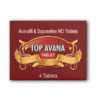 Top Avana (Avanafil & Dapoxetine) 4 Top Avana (Avanafil 50mg + Dapoxetine 30mg) blister pack for ED and premature ejaculation treatment